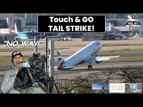 Photographer Captures Extraordinary Footage Of British Airways Flight Aborting Its Landing After Experiencing Intense Winds