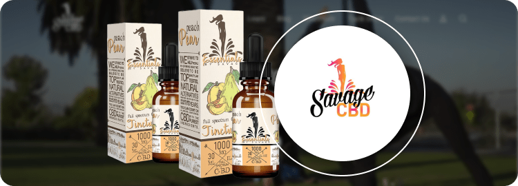 Savage CBD Peach Pear Full Spectrum CBD Oil 